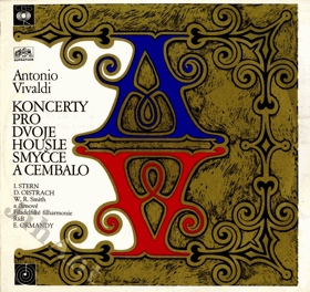 LP - I. Stern - D. Oistrach - Členové filadelfské filharmonie, řídí E. Ormandy, Antonio ...