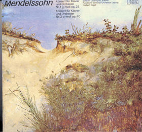 LP - Felix Mendelssohn Bertholdy - Konzert für Klavier und Orchester Nr. 1 g-moll op. 25