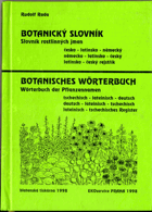 Botanický slovník - slovník rostlinných jmen česko-latinsko-německý, německo-latinsko ...