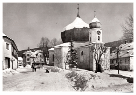 Šumava - Železná Ruda - kostel (pohled)