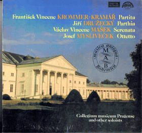 LP - Collegium Musicum Pragense – Krommer-Kramář, Družecký, Mašek, Mysliveček