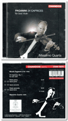CD - Paganini, Massimo Quarta – 24 Caprices For Solo Violin