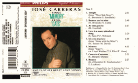 MC - José Carreras - Memory