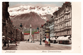 Innsbruck - Maria Theresienstrasse (pohled)