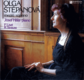 LP - Olga Štěpánová, Josef Hála, F. Liszt, R. Strauss – Song Recital
