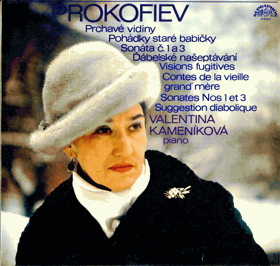 LP - Sergei Prokofiev, Valentina Kameníková – Visions Fugitives, Contes De La Vielle Grand ...