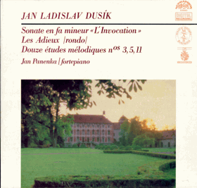 LP - Jan Ladislav Dusík, Jan Panenka – Sonate En Fa Mineur 