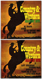 LP - Country a Western - Greatest Hits I - II