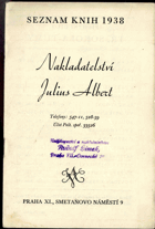 Nakladatelství Julius Albert 1938