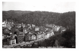 Karlovy Vary - Pohled z Jeleního skoku (pohled)