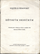 Dětským srdéčkům - 35 národních písní a skladbiček pro klavír v snadném slohu