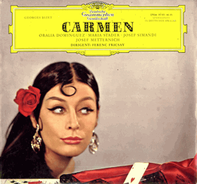 LP - Georges Bizet, Ferenc Fricsay – Carmen (Opernquerschnitt In Deutscher Sprache)