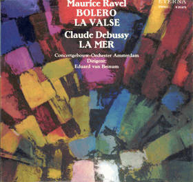 LP - Maurice Ravel - Bolero, La Valse - La Mer album