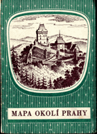 Silniční mapa okolí Prahy 1:75 000