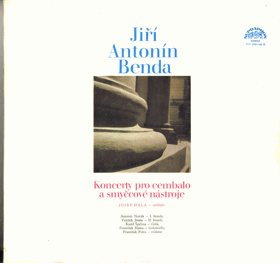 2LP - Jiří Antonín Benda, Josef Hála – Koncerty pro cembalo a smyčcové nástroje