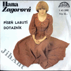 SP - Hana Zagorová - Píseň labutí, Dotazník