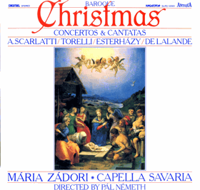 LP - A. Scarlatti, Torelli, Esterházy, Delalande, Mária Zádori, Capella Savaria, Pál Németh ...