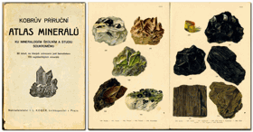 Kobrův příruční atlas minerálů - litografie