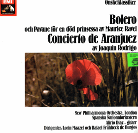LP - Maurice Ravel - Joaquin Rodrigo - New Philharmonia Orchestra, London, Lorin Maazel - Alirio ...