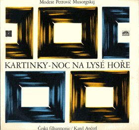 LP - Modest Petrovič Musogorskij - Kartinky - Noc na Lysé hoře