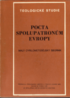 Pocta spolupatronům Evropy - Malý cyrilometodějský sborník