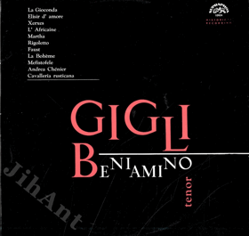 LP - Gigli Beniamino - tenor