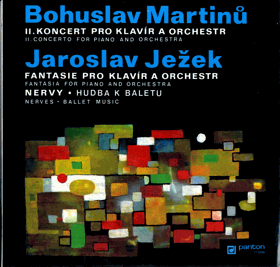LP - Bohuslav Martinů - Jaroslav Ježek – II. Koncert Pro Klavír A Orchestr = II. Concerto ...