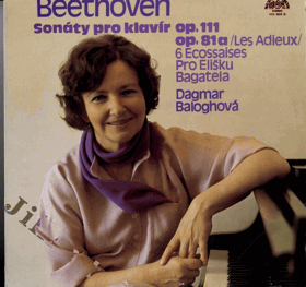 LP - Beethoven - Sonáty pro klavír op 111... Dagmar Baloghová