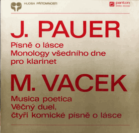 LP - Jiří Pauer, Miloš Vacek – Songs Of Love - Musica Poetica