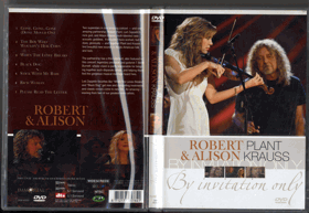 DVD - Robert & Alison Krauss Plant By Invitation Only