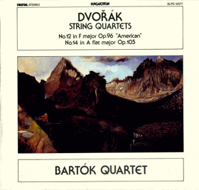 LP - Dvořák, Bartók Quartet – String Quartets No. 12 In F Major American - No. 14 In A Flat ...
