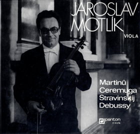 LP - Jaroslav Motlík - Martinů - Ceremuga - Stravinskij - Debussy – Jaroslav Motlík