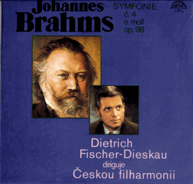 LP - Brahms, Dietrich Fischer-Dieskau • The Czech Philharmonic Orchestra – Symphony No. 4