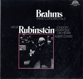 LP - Brahms, Artur Rubinstein, London Symphony Orchestra, Albert Coates – Piano Concerto No. 2