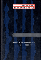 Zakázané světlo - výbor z korespondence z let 1930-1939
