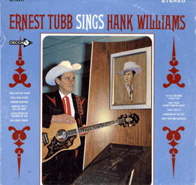 LP - Ernst Tubb Sings Hank Williams  - Pouze obal !!!!!