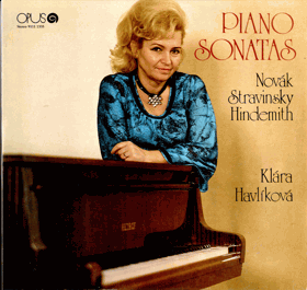 LP - Novák - Stravinsky - Hindemith, Klára Havlíková – Piano Sonatas