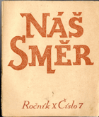 Náš směr - Revue pro kreslení a uměleckou výchovu číslo 7, ročník X