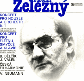 LP - Lubomír Železný - B. Bělčík, J. Válek, Česká filharmonie, V. Neumann – Koncert pro ...