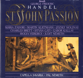 LP - Georg Friedrich Händel – St John Passion