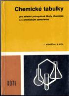 Chemické tabulky pro střední průmyslové školy chemické a s chemickým zaměřením