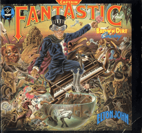 LP - Elton John ‎– Captain Fantastic And The Brown Dirt Cowboy