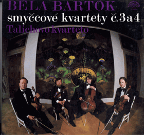 LP - Béla Bartók, Talichovo Kvarteto – Smyčcové Kvartety Č. 3 a 4