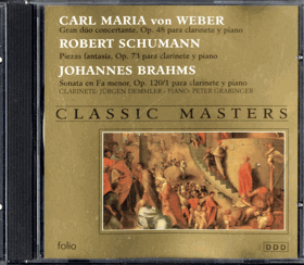 CD - Classic Masters - Carl Maria von Weber