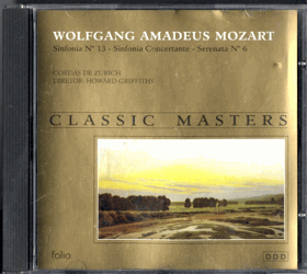 CD - Classic Masters - W. A. Mozart