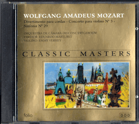 CD - Classic Masters - W. A. Mozart