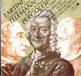 LP -  Slovak Chamber Orchestra, Miloš Jurkovič – Tartini, Telemann, Pergolesi