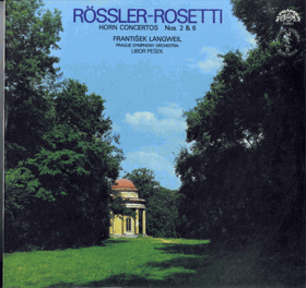 LP -  Rössler-Rosetti - Horn Concertos Nos. 2 a 6