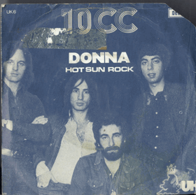 SP -  10 CC - Donna, Hot Sun Rock