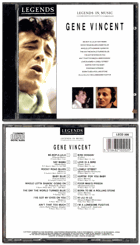 CD - Gene Vincent – Legends In Music